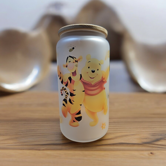 Winnie The Pooh Glass Cup - The perfect gift for any Disney fan. Featuring a beloved character from childhood, it's sure to bring a smile to anyone's face.